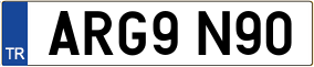 Truck License Plate